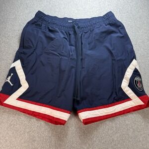 Air Jordan x Paris Saint-Germain Shorts Men's Large Navy Basketball